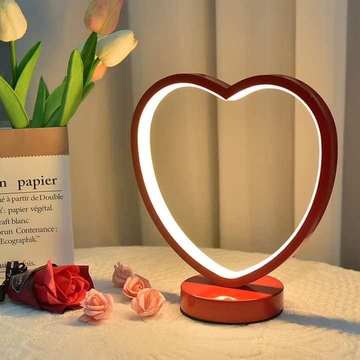 Psychic Decor - Heart Lamp for Valentine's Gift ideas - Wedding Bedroom Lamp