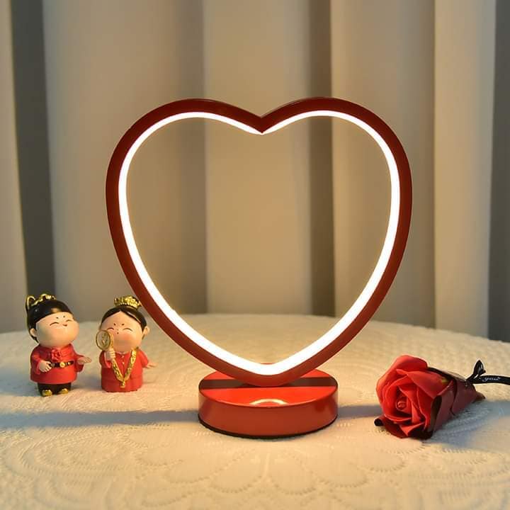 Psychic Decor - Heart Lamp for Valentine's Gift ideas - Wedding Bedroom Lamp