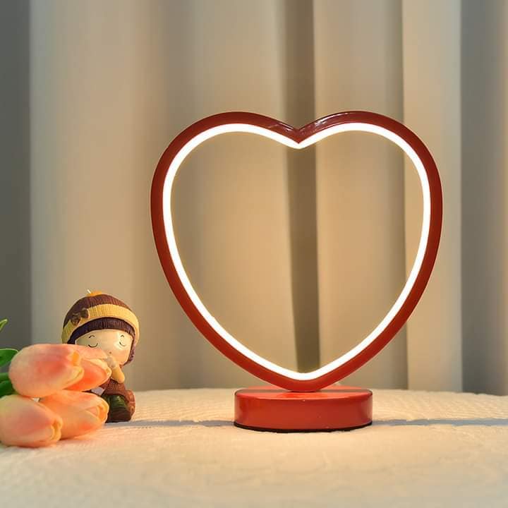 Psychic Decor - Heart Lamp for Valentine's Gift ideas - Wedding Bedroom Lamp