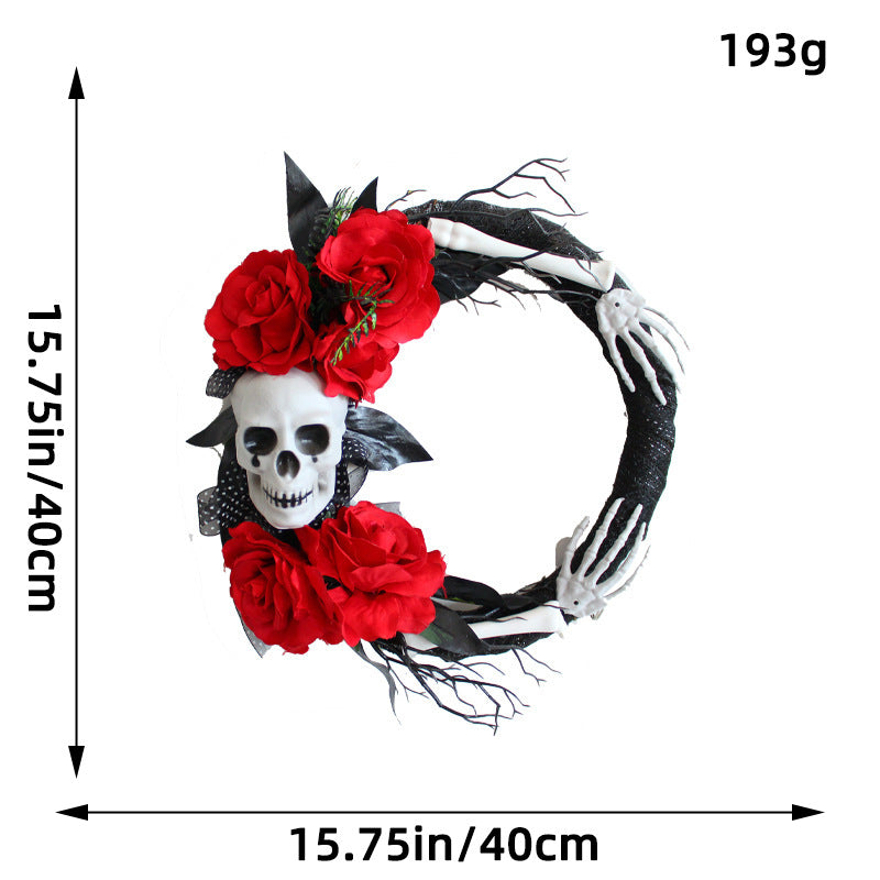 Halloween door wreath in many models.