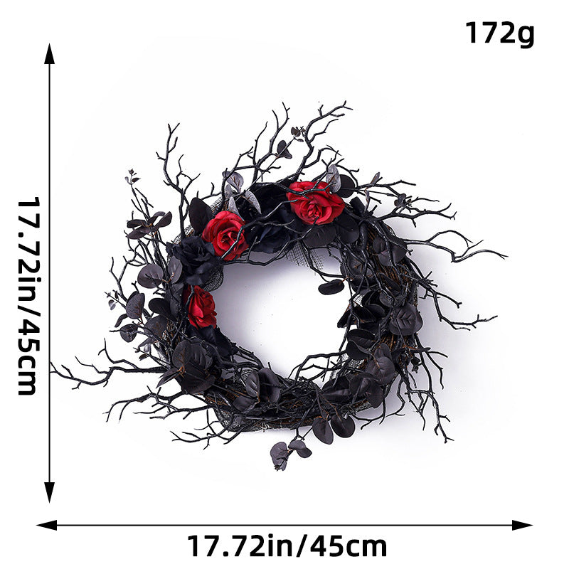 Halloween door wreath in many models.