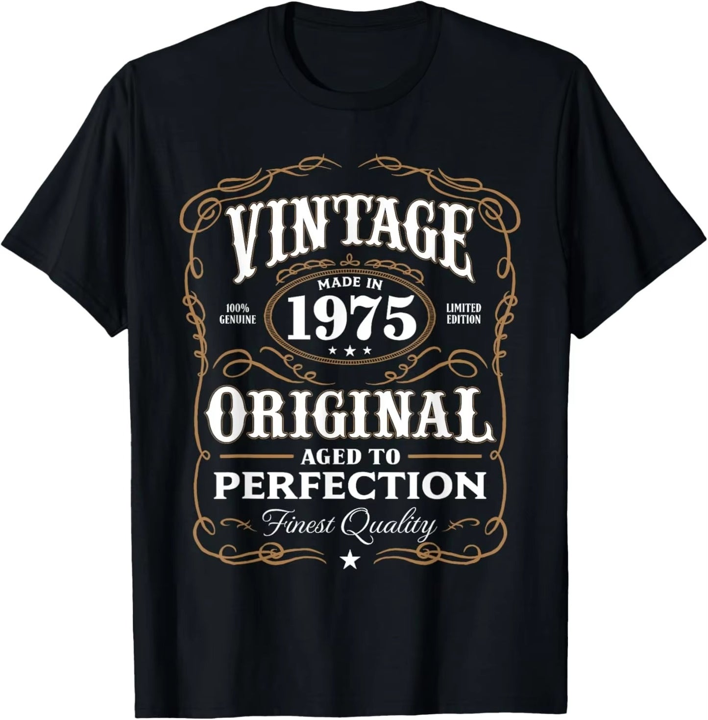 50th Birthday Gifts Men Women 50 Years Old Vintage 1975 T-Shirt