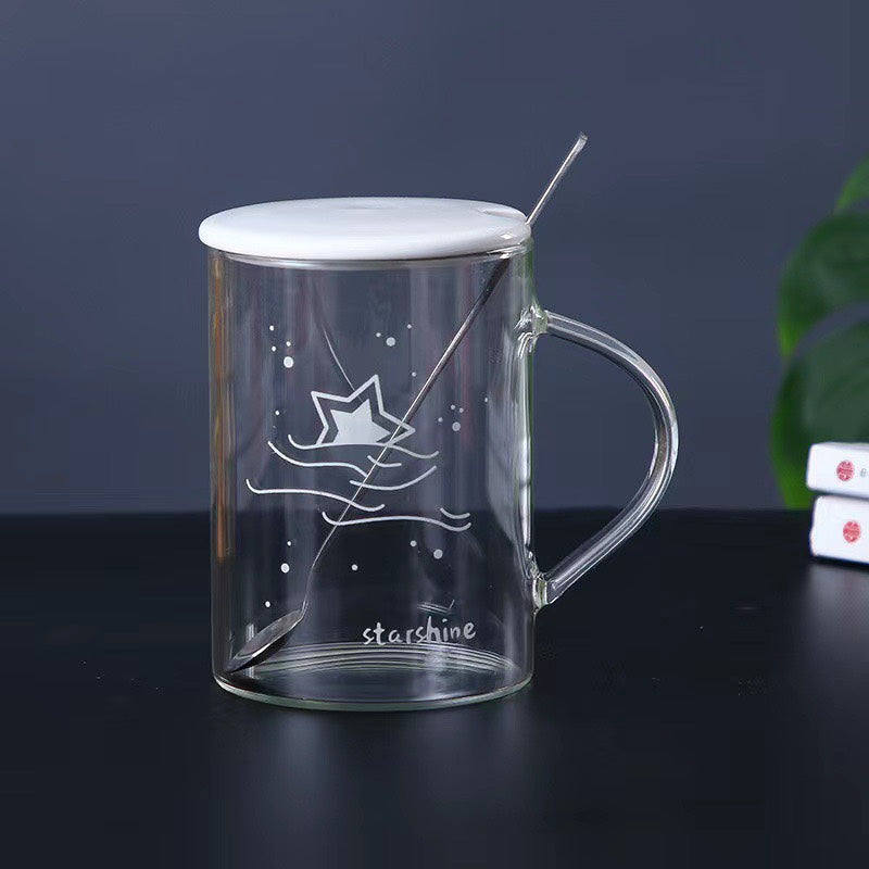 Starshine Glass Coffee Cup Glow In The Dark