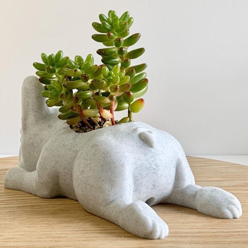 Cute Dog-Shaped Vase